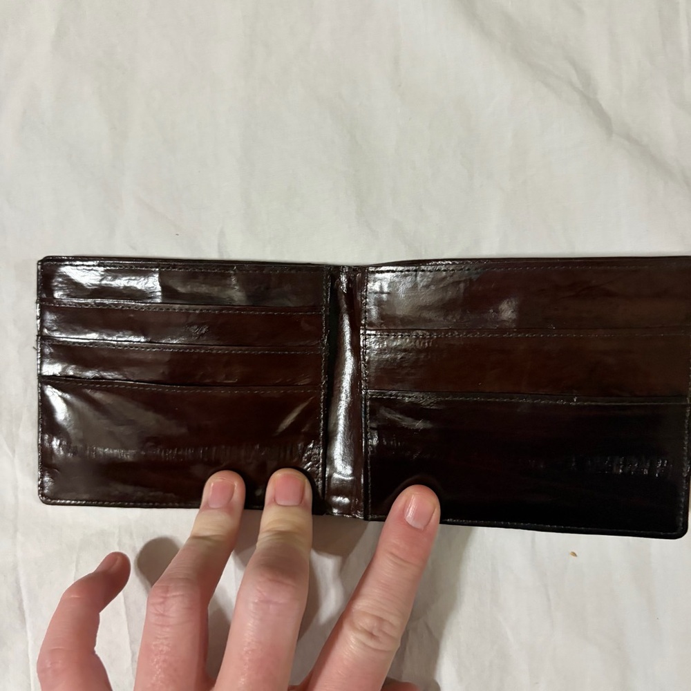 EEL SKIN WALLET/CARD HOLDER